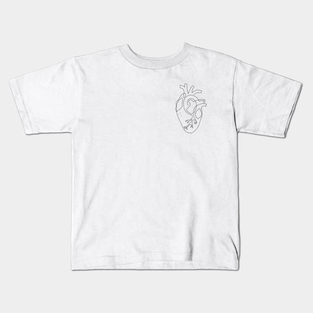 heart Kids T-Shirt by amenij